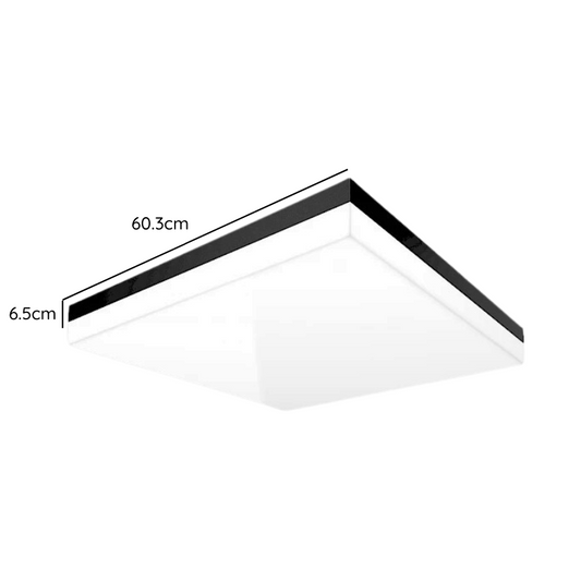 Base para Sobreponer o colgar Paneles LED 60.3x60.3cm - Disponible en Blanco y Negro