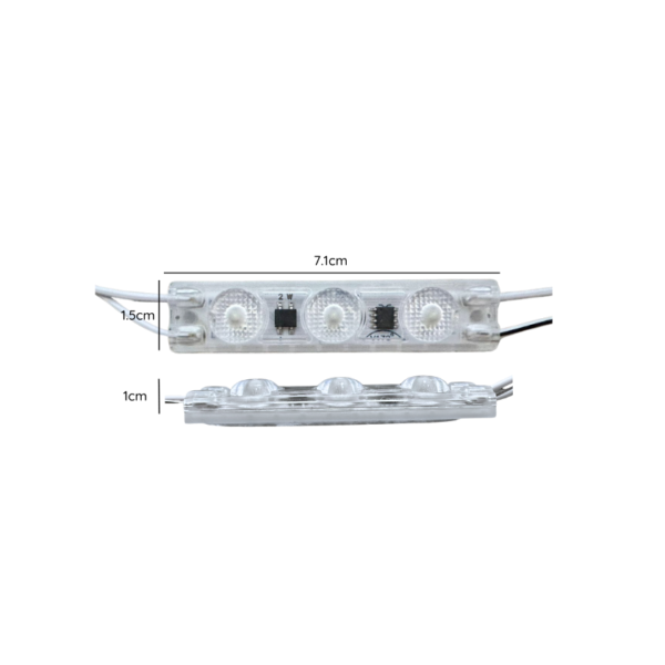 Módulo LED 220V 2W 3LED Luz Fría 6500K IP65 – Paquete de 200 Unidades