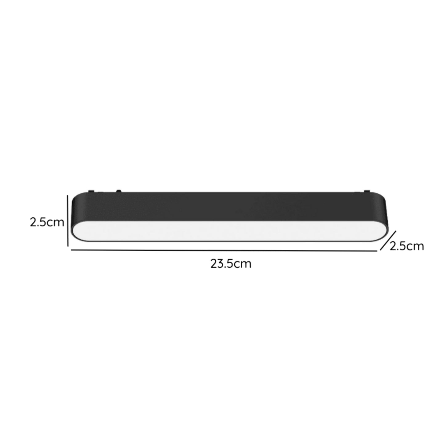 Foco Riel Magnético 12W 48V